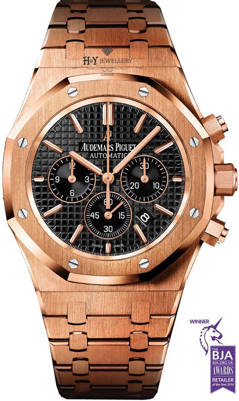 audemars piguet royal oak chronograph rose gold replica|original royal oak watch.